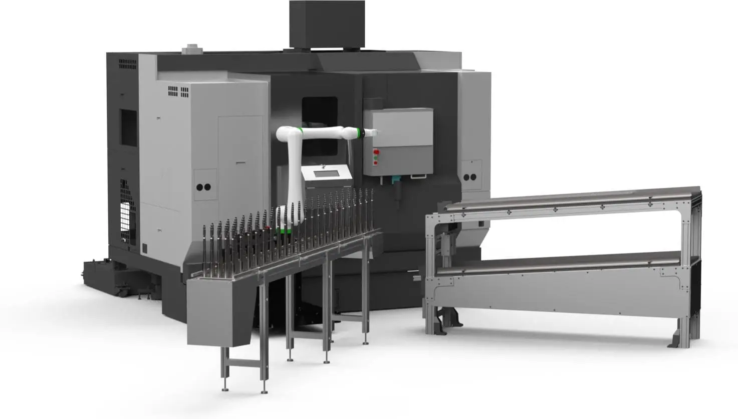 CNC Lathe with CRX Robot