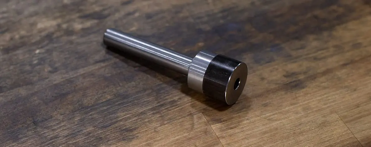 lollipop pistol barrel on work bench
